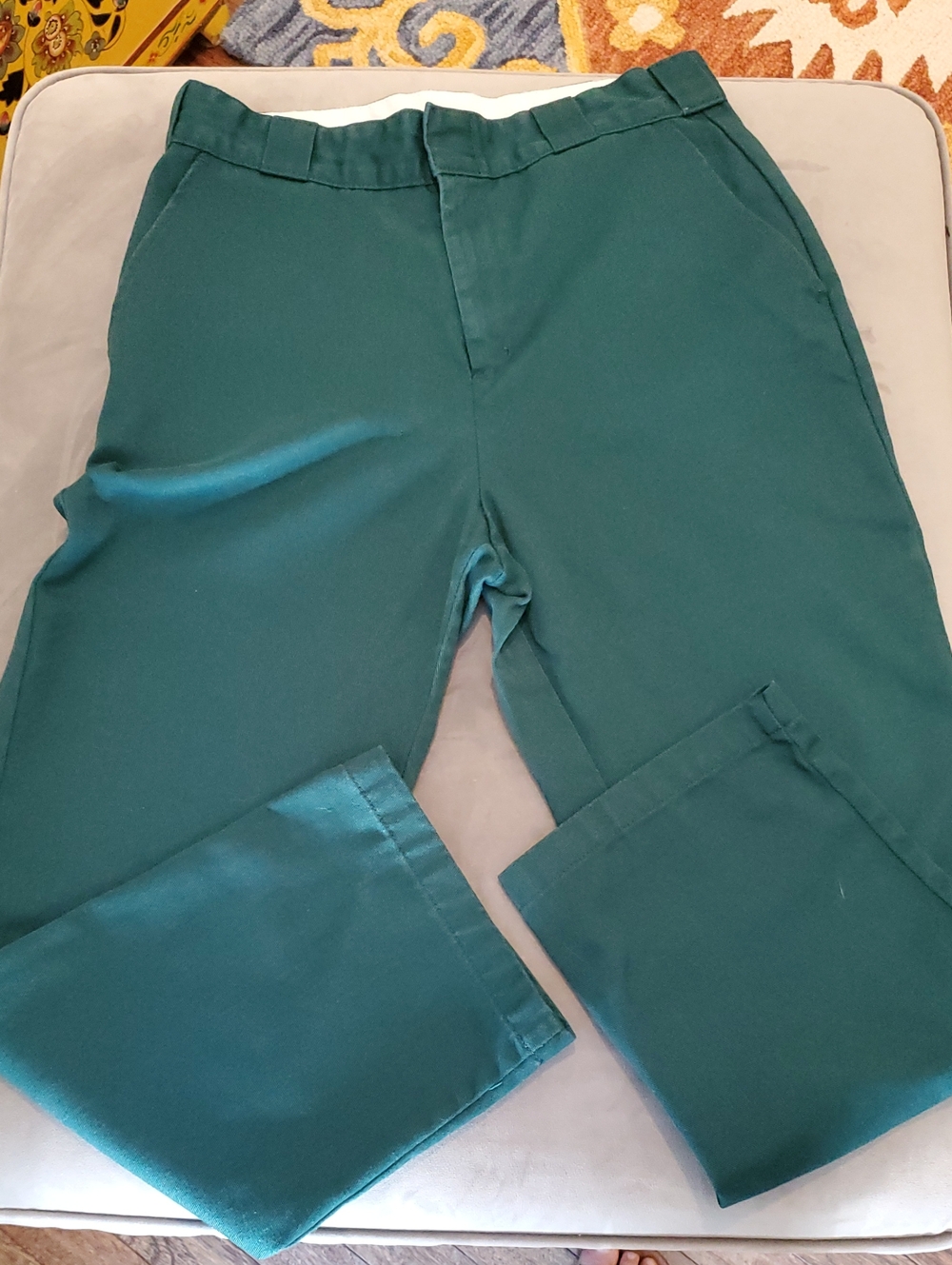 Women's Iconic Dickies 874 Teal Straight-Leg Pants